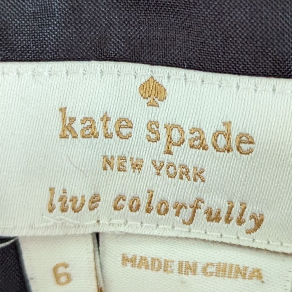 Kate Spade Green and Black Colorblock Rosita Rhinestone Cocktail Dress - Picture 6 of 6